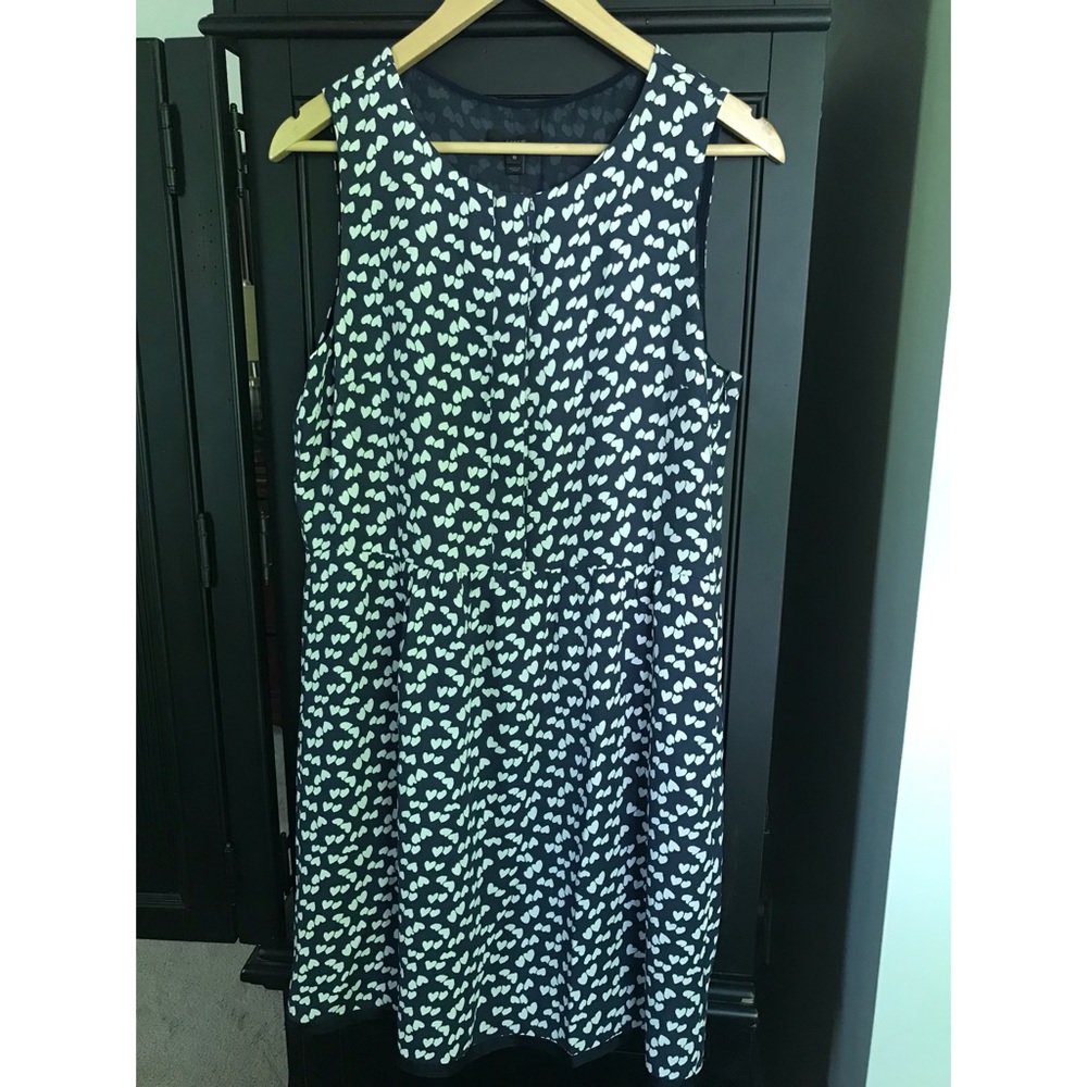J. Crew Sleeveless Heart Dress